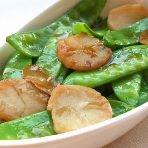 Shrimp with Snow Pea Pods / 虾仁炒雪豆
