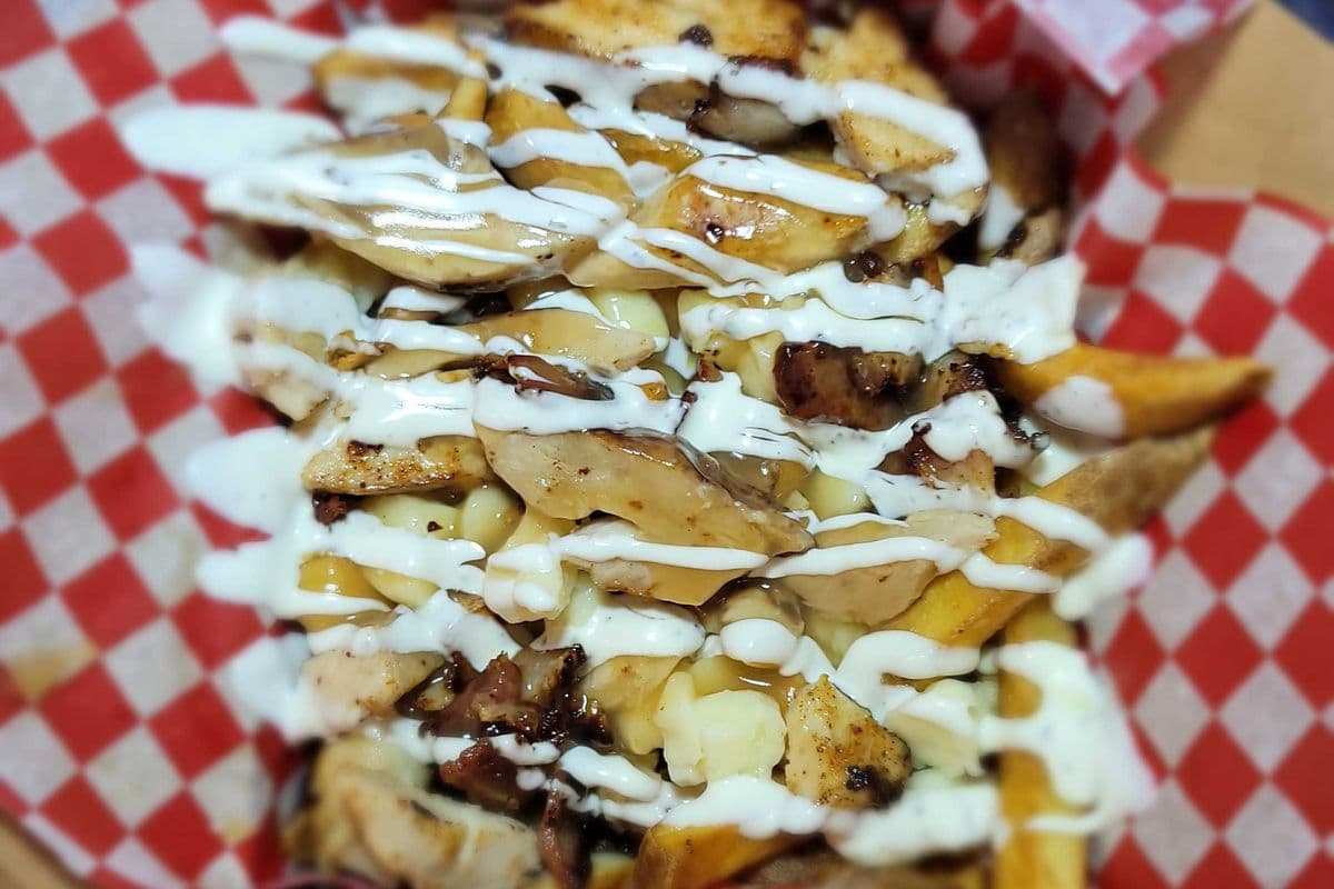 Chicken Bacon Ranch Poutine