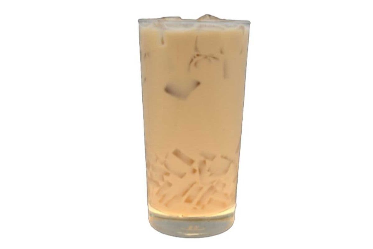 Iced Coconut Milk Black Tea (Lychee Coconut Jelly) 冰椰奶香奶茶 (荔枝椰果) (20oz)