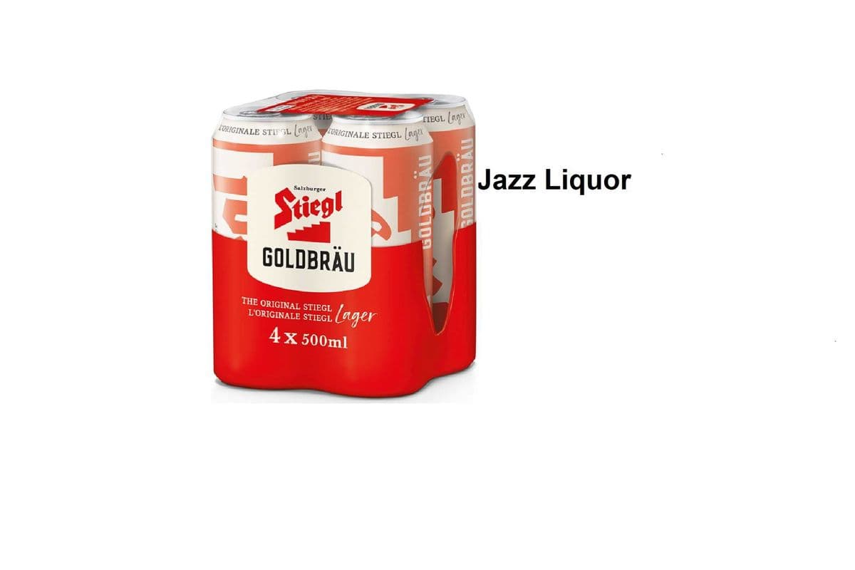 STIEGL GOLDBRAU LAGER 4 CANS (1 x 4x500ML)