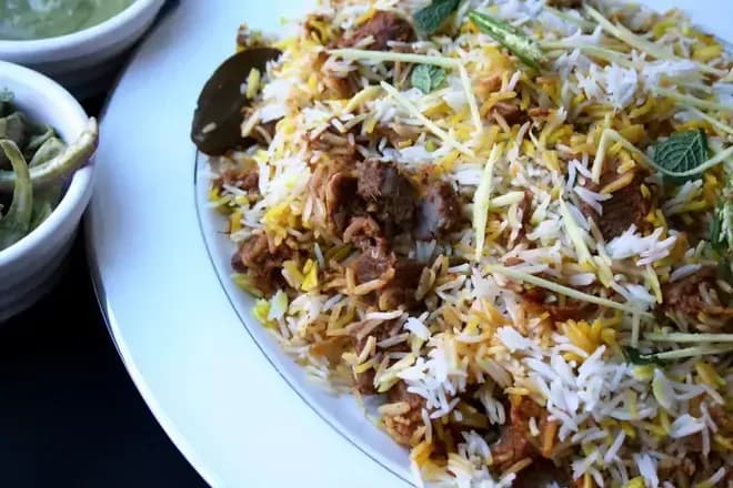 Hyderabadi Mutton Biryani (Dum)