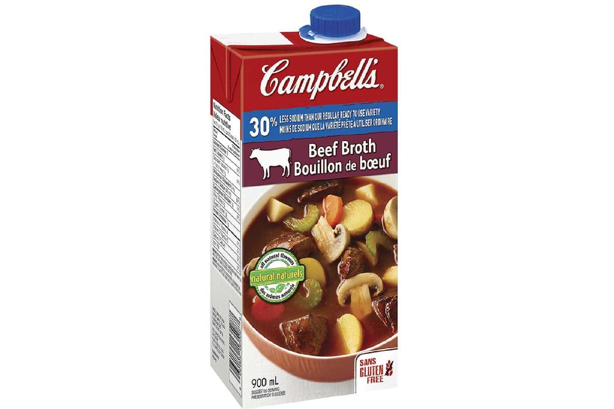 Campbell's 30% Low Sodium Beef Broth 900 ml