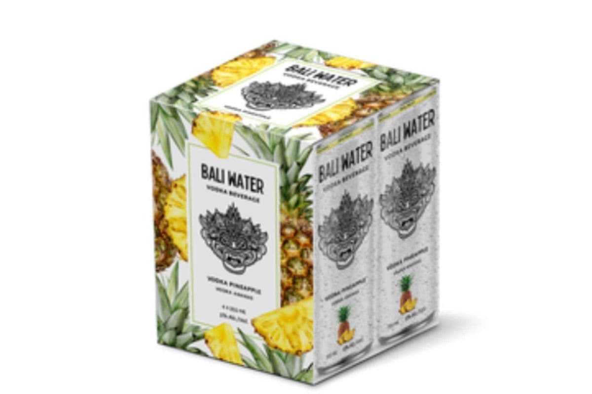 Bali Water Premium Vodka Pineapple Cocktail (4 x 355ml)
