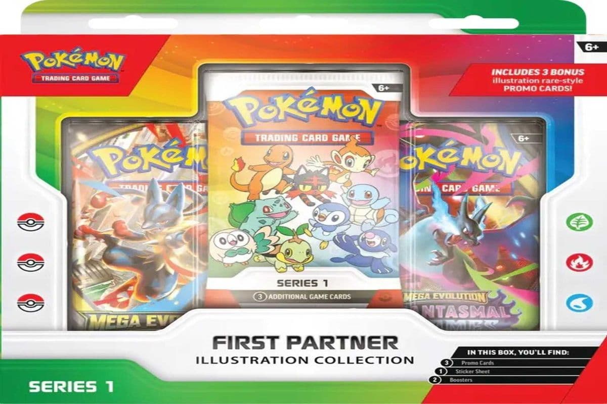 Pokemon English TCG: First Partner Illustration Collection Set (1 Pack)