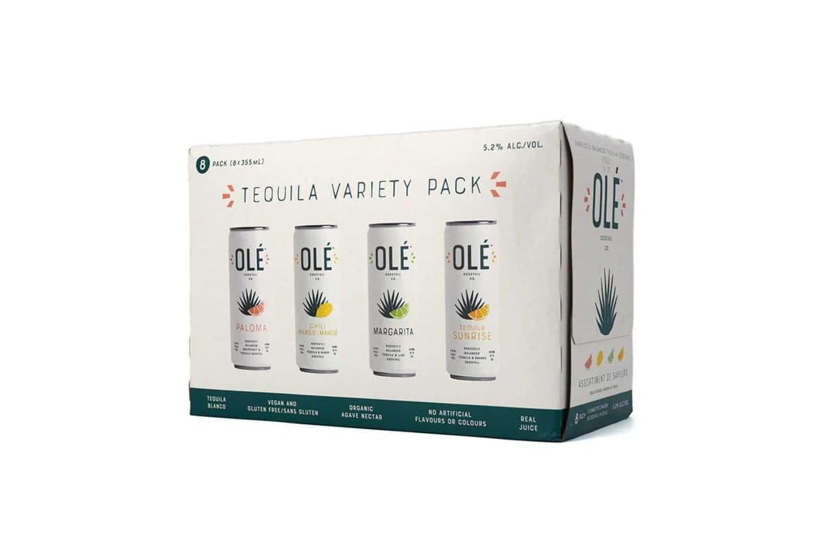 ★ Ole Tequila Variety Pack (8 Cans) | SAVINGS EVERYDAY — THE ULTIMATE AGAVE ANTHOLOGY | (8 x 355ml)