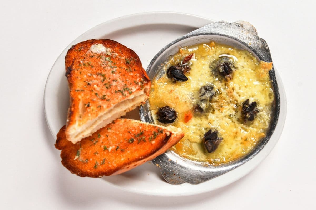 Escargot and Garlic Toast