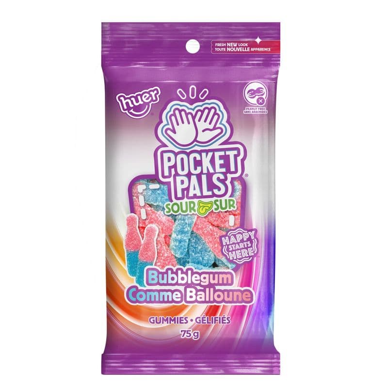 Huer Pocket Pals Gomme Balloune Surs 75g/ Huer Pocket Pals Bubblegum 75g