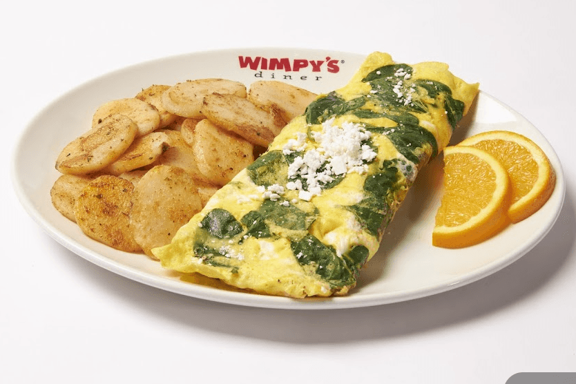 Spinach and Feta Omelette