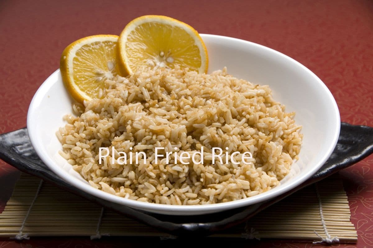Plain Fried Rice