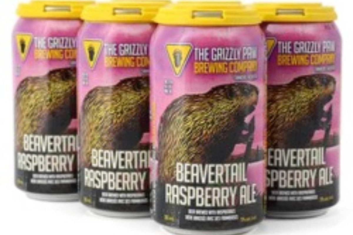 Grizzly Paw Brewing Beavertail Raspberry Ale (6 x 355ml)