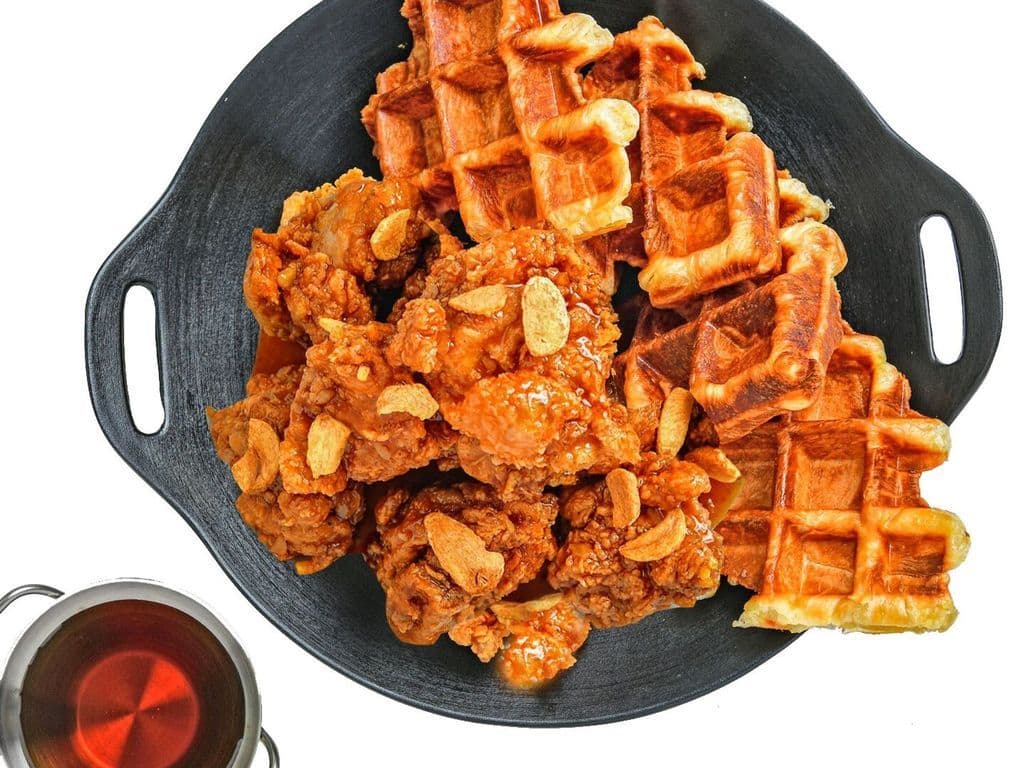 WAFFLE  Soy Garlic