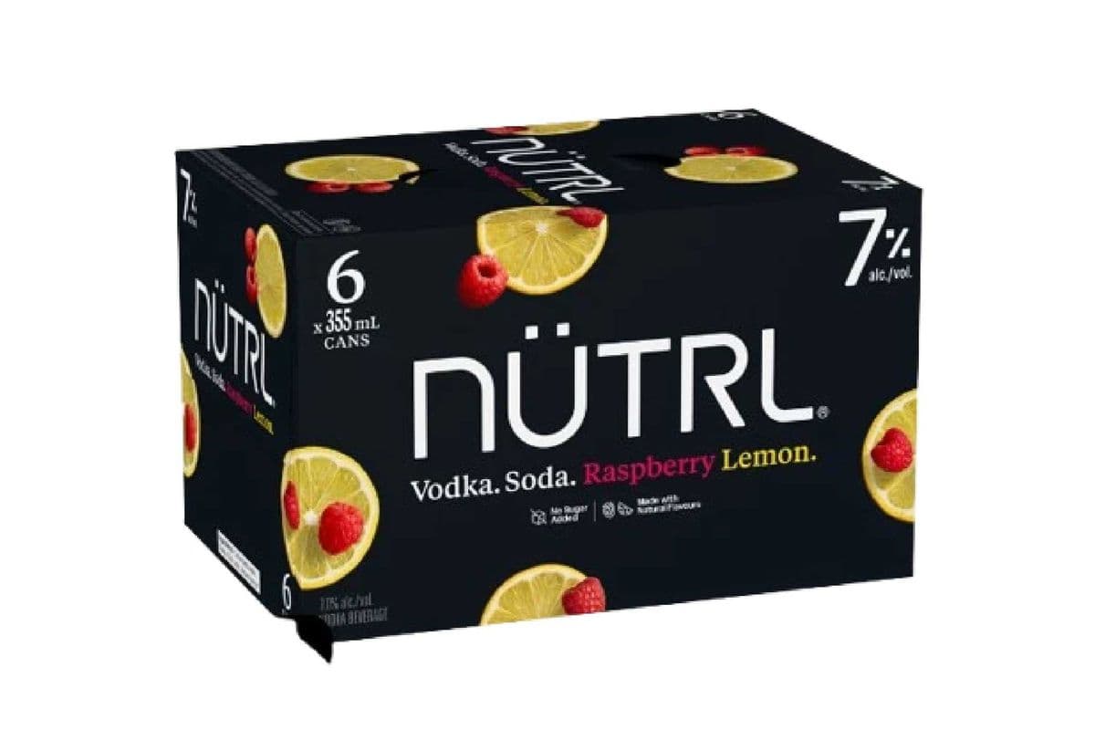 Nutrl 7 Raspberry Lemon (6 x 355mL)