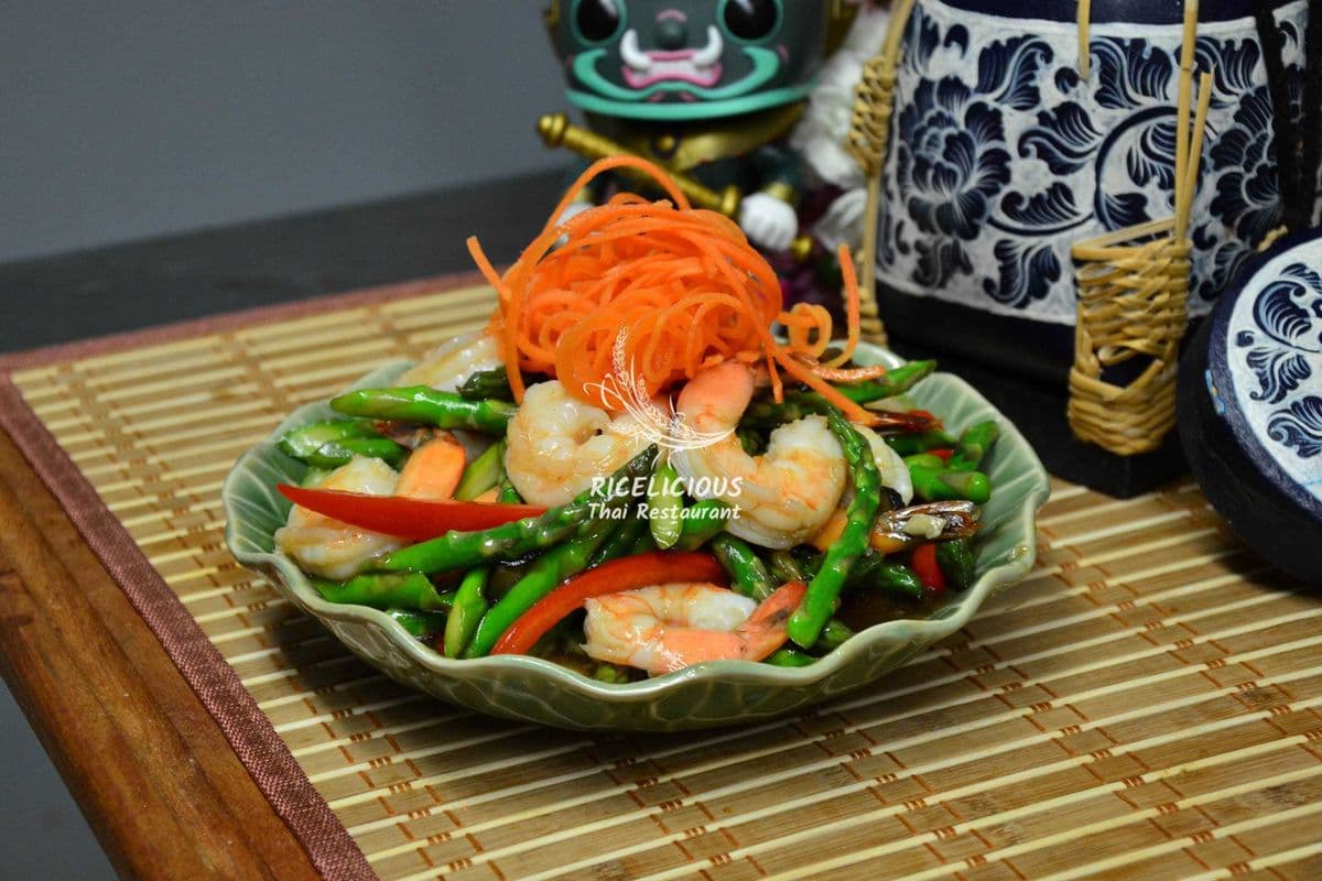 SE7. Asparagus with Shrimp
