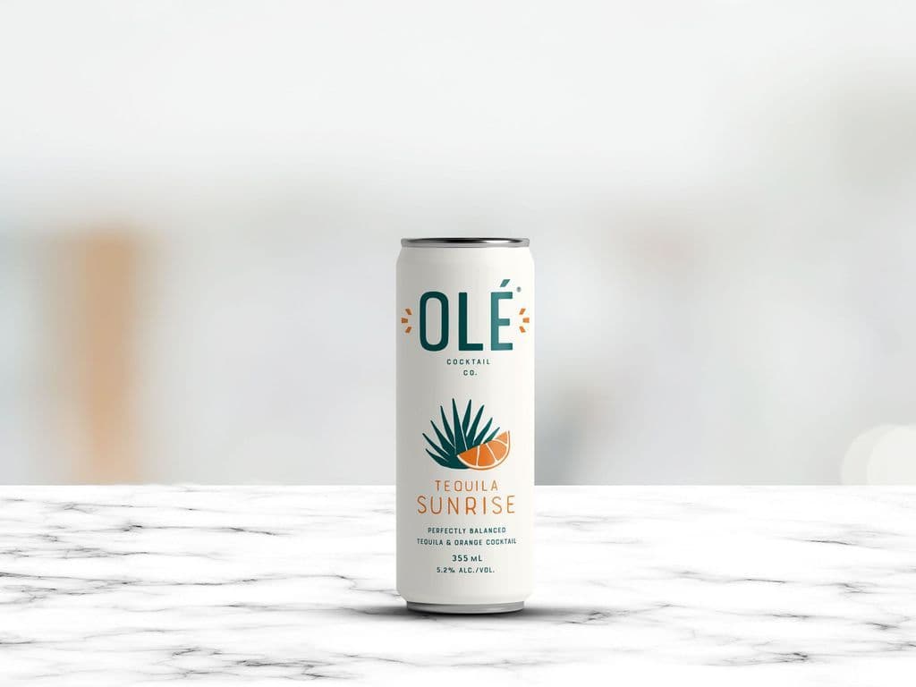 Ole Cocktails Sunrise, 355mL (5.2%  ABV)