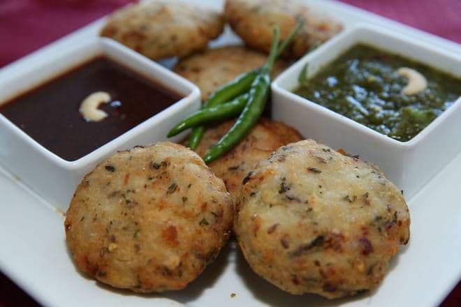 Aloo Tikki with Chana