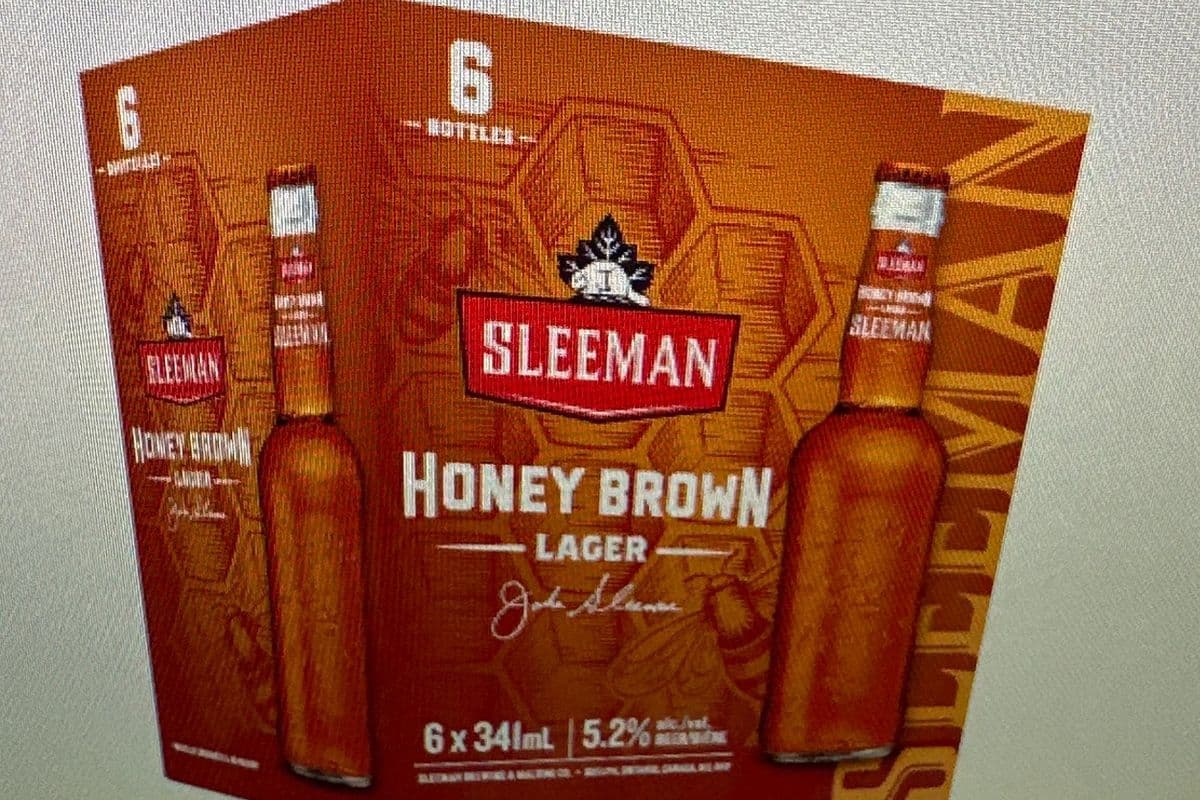Sleeman Honey Brown Lager Beer (6 x 341 ml)