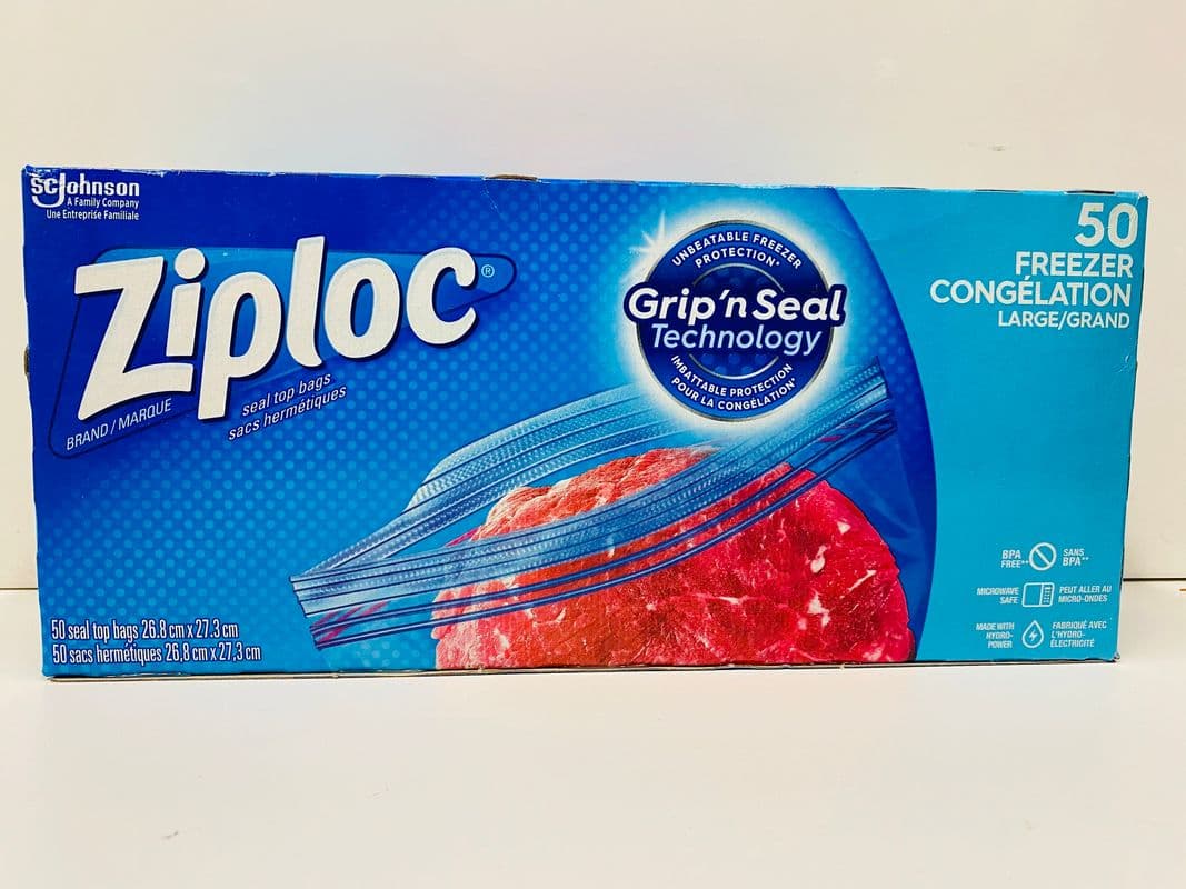 SC Johnson Ziploc Freezer Bags Medium (60 nos)