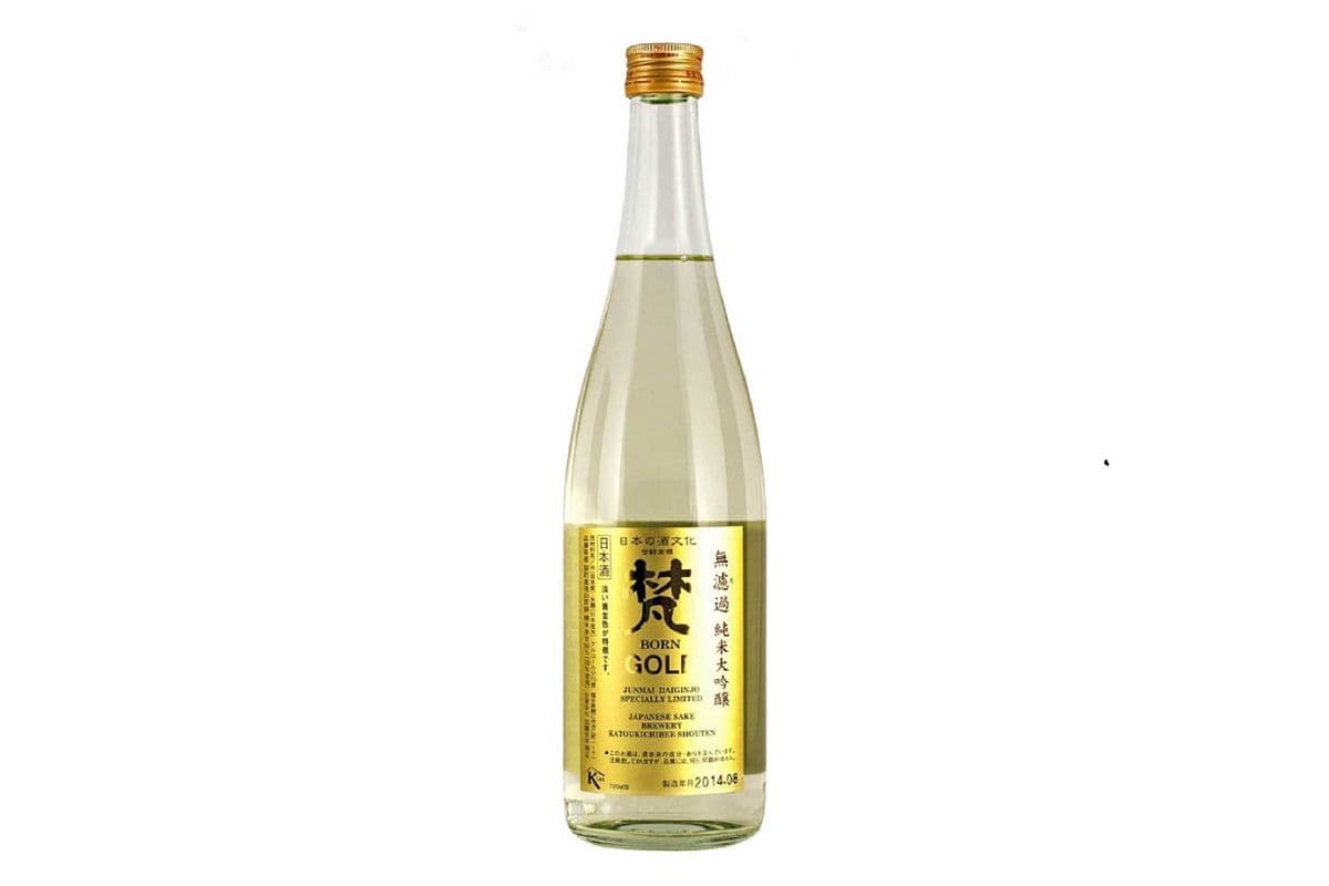 Born Gold Junmai Daiginjo (720 ml Bottle) (1 x 720 ml)