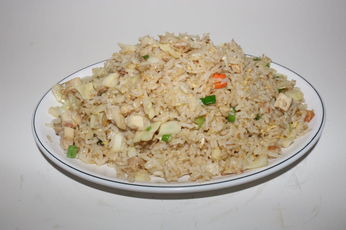 Salted Fish and Chicken Fried Rice