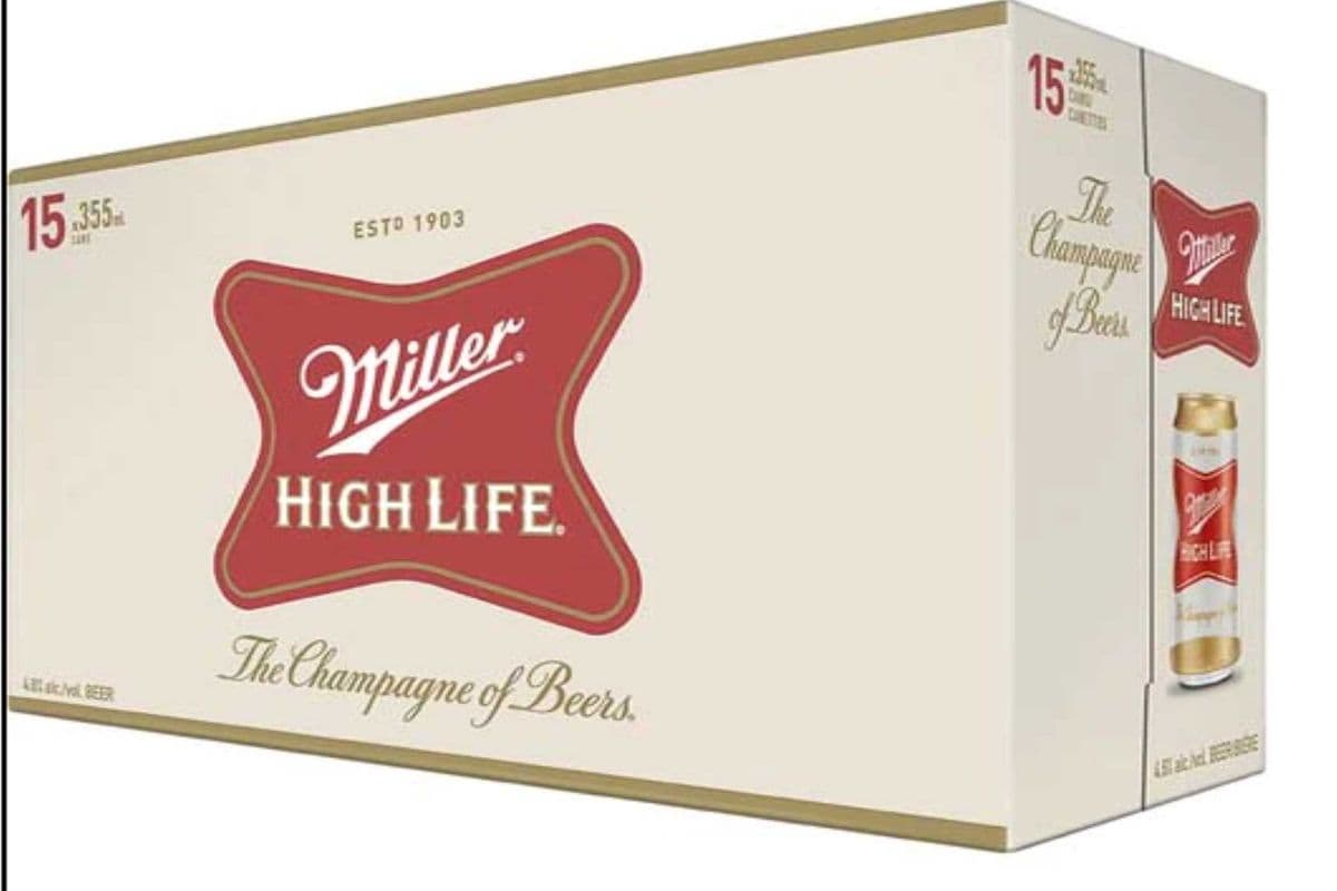 Miller High Life (15 Cans) (15 x 355 ml)