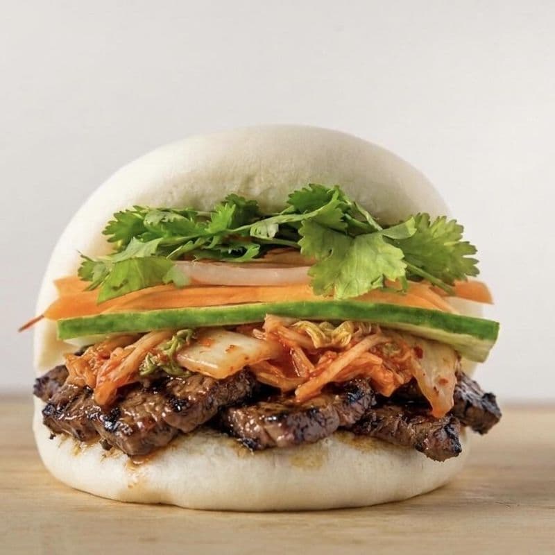 Kalbi beef Steamed Bao / Kalbi Beef Steamed Bao