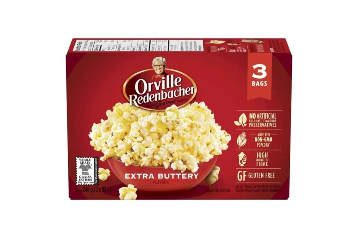 Orville Redenbacher Popcorn - Ready-to-Eat Extra Buttery, 3x82 g (82 g)
