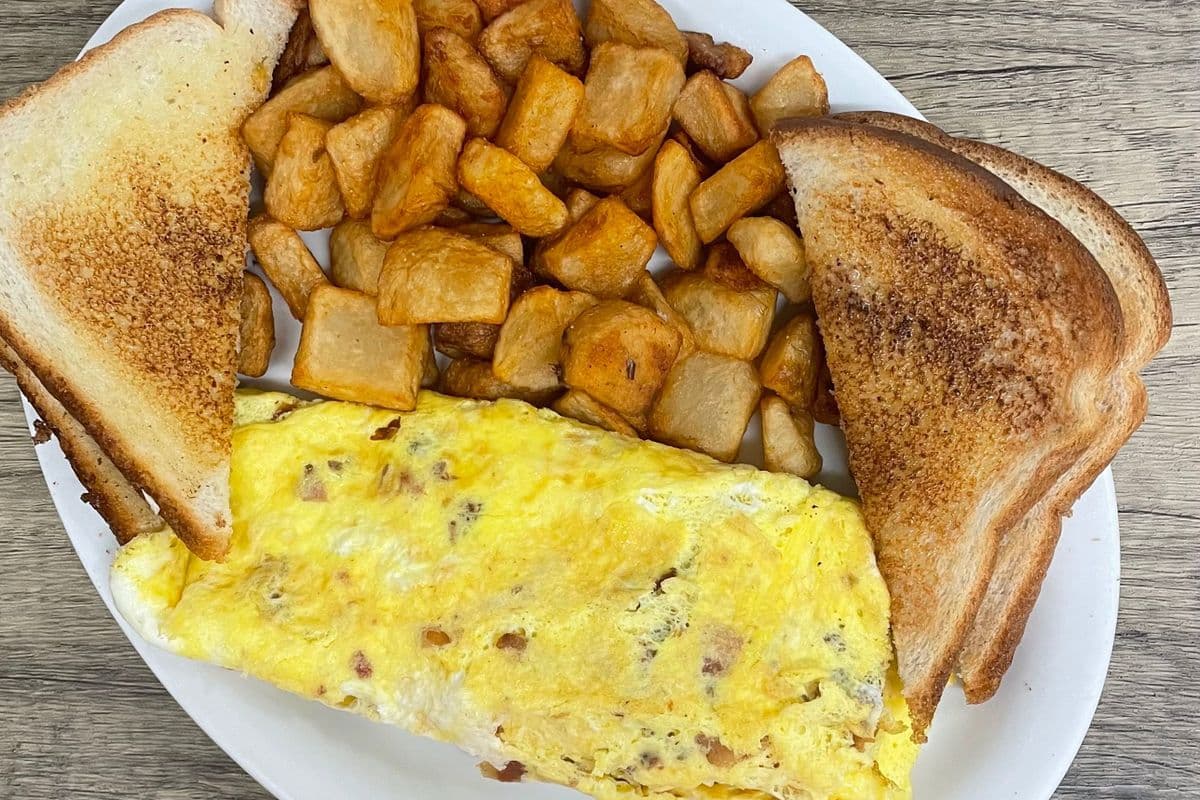 Bacon and Cheese Omelette