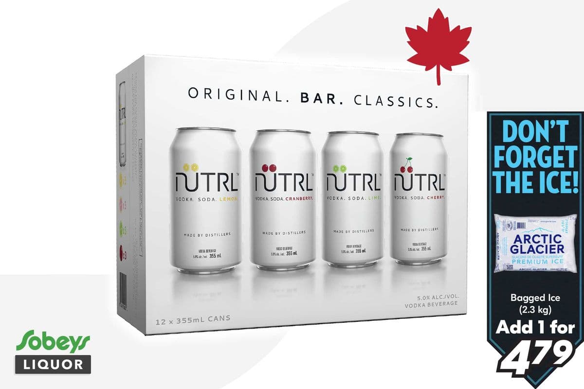Nutrl Bar Classics Mixer Pack (12 x 355 ml)