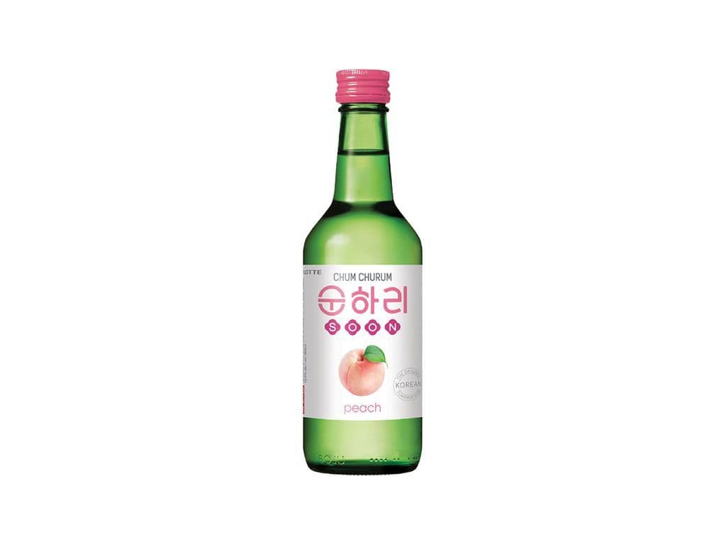 Chum Churum Peach, 360mL Soju (12.0% ABV)