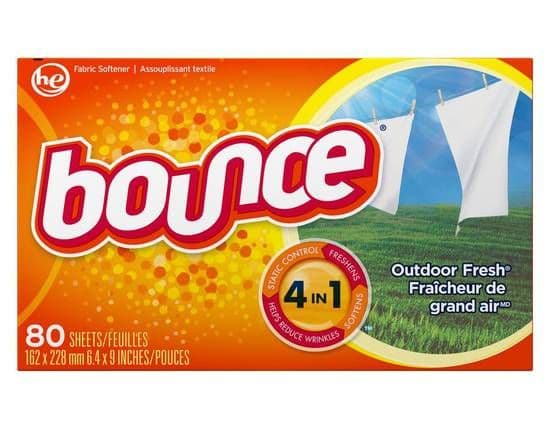 Feuilles assouplissantes Bounce 80 / Bounce fabric sheets 80 count