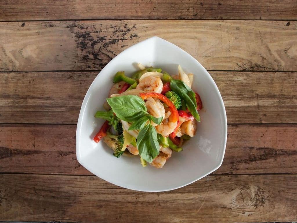 28. Thai Basil Prawns Stir-fry