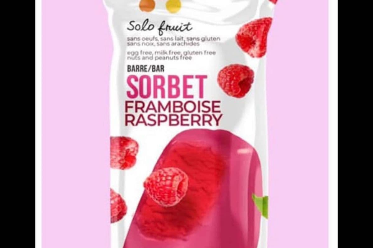 Solo Fruit - Sorbet Framboise / Raspberry (1 barre / 1 bar)