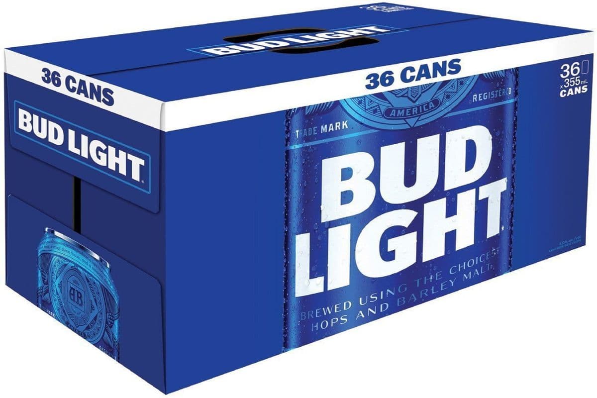 741757. Budlight (36 Cans) (1 x 36 pack cans)