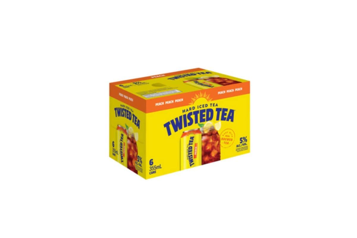 Twisted Tea Peach (6 Pack) (6 x 355ml)