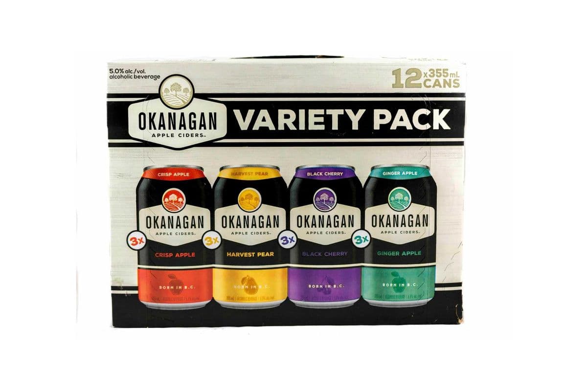 Okanagan Cider Mix Variety Pack (12 Cans) (12 x 355ml)