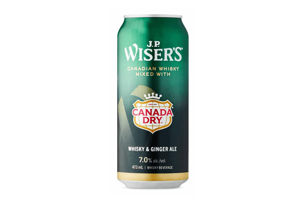 JP Wisers - Whisky and Ginger Ale (1 x 473ml)
