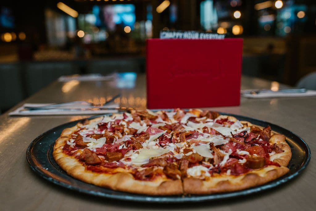 THE GODFATHER OF MEATS PIZZA