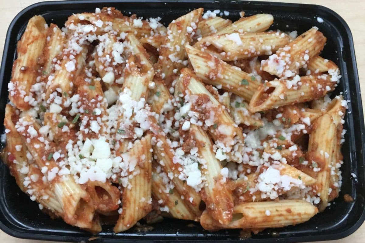 Penne with Meat Sauce (Single Serving)