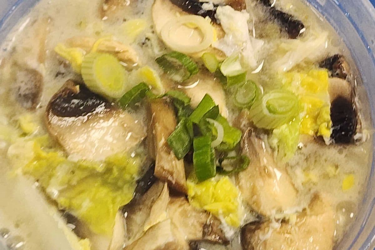 Mushroom Egg Drop Soups