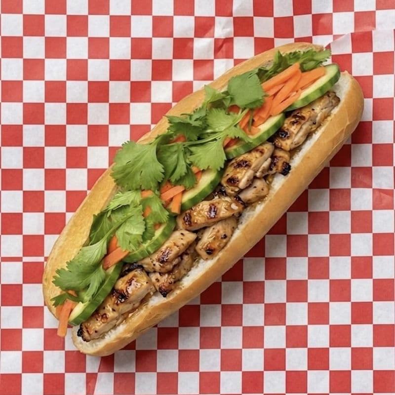 Grilled Chicken Banh Mi / Grilled Chicken Banh Mi