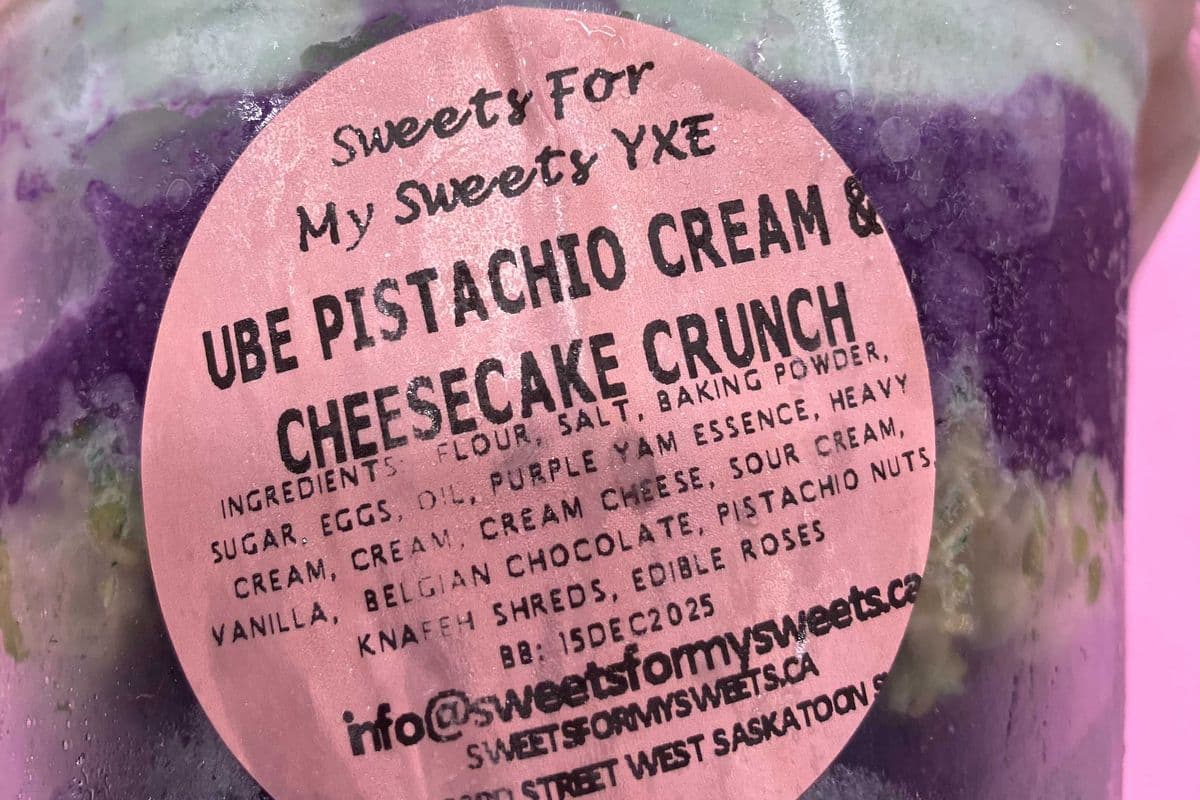 Ube Pistachio Cream & Cheesecake Crunch