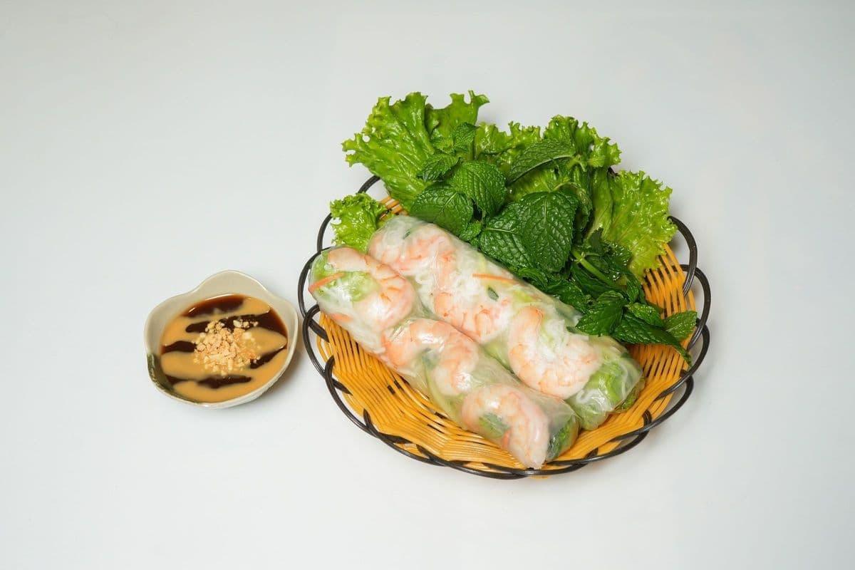 08. Shrimp Fresh Rolls (Tom)