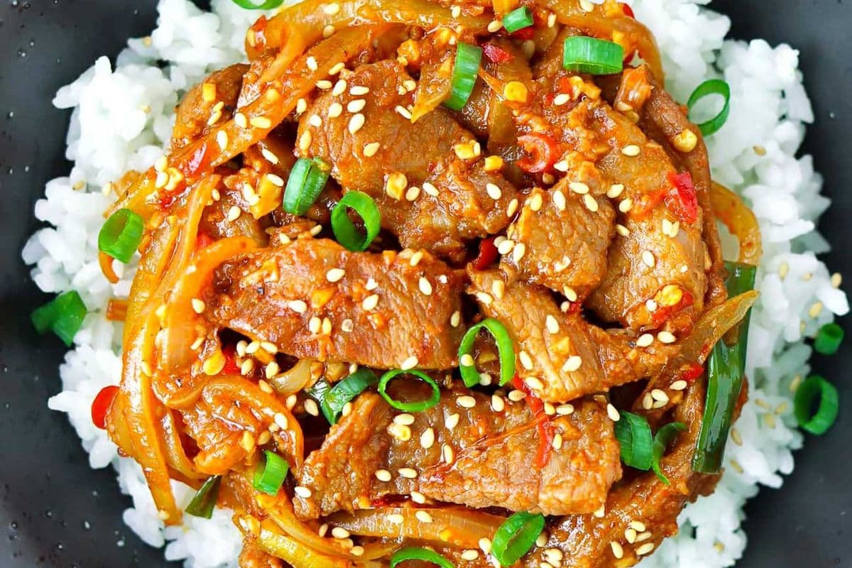 Fried Pork With Kimchi