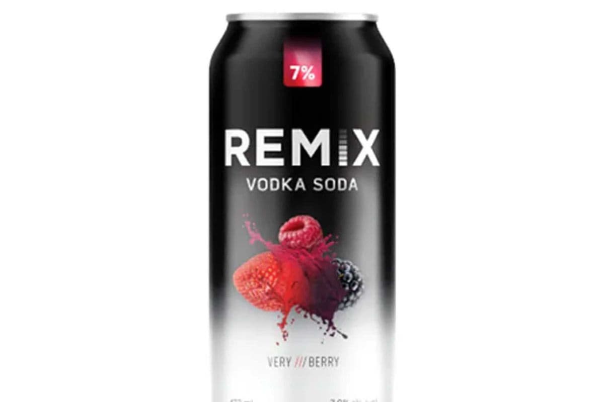 Remix Very Berry Vodka Soda 473ml (1 x 473ml)