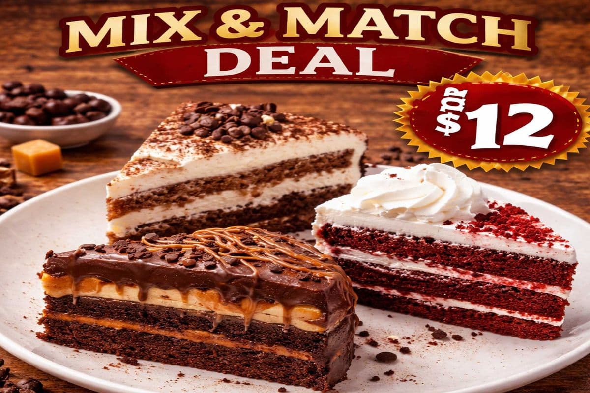 Mix and Match cakes $13