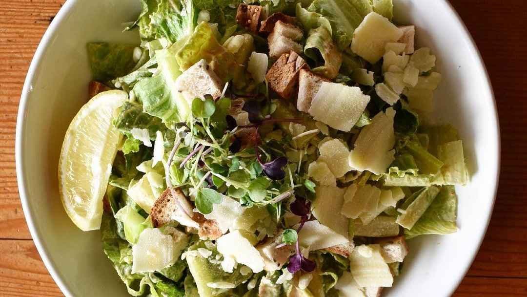 Romaine and Organic Radish Sprouts