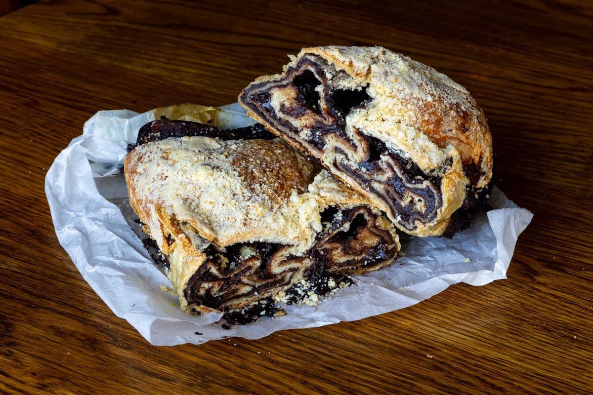 Slice of Chocolate Babka