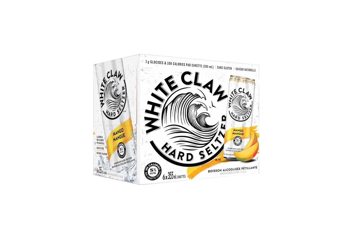 830340 - WHITE CLAW MANGO (6 x 355 ML (CANS))