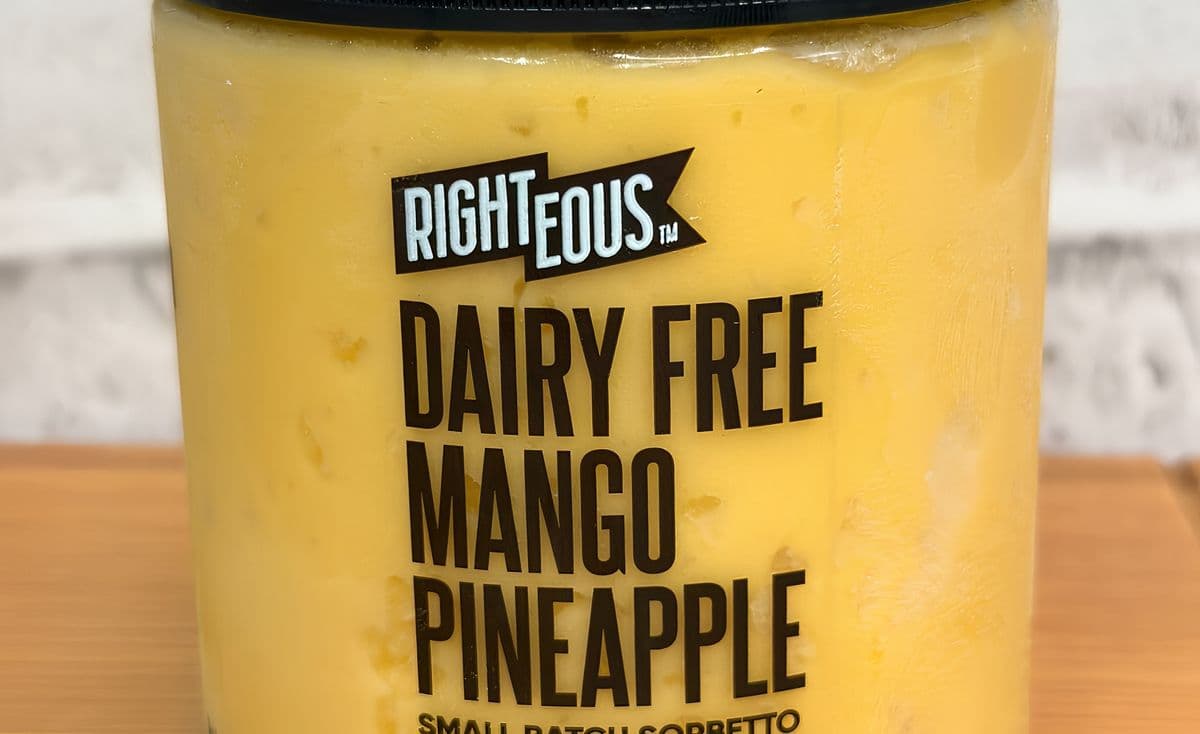 Righteous Mango Pineapple Dairy Free Sorbeto (V)