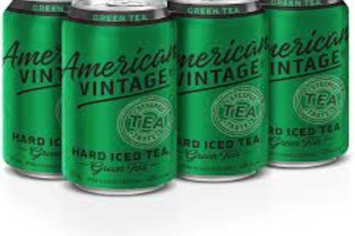 American Vintage Green Tea 6Can (6 x 355 ml Cans)